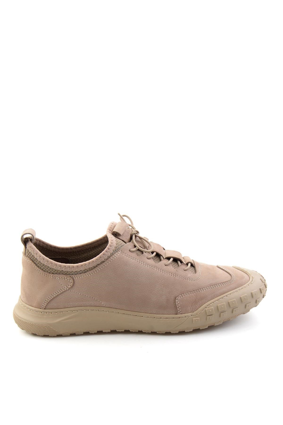 Vizon Nubuk Hakiki Deri Erkek Sneaker E01076378501