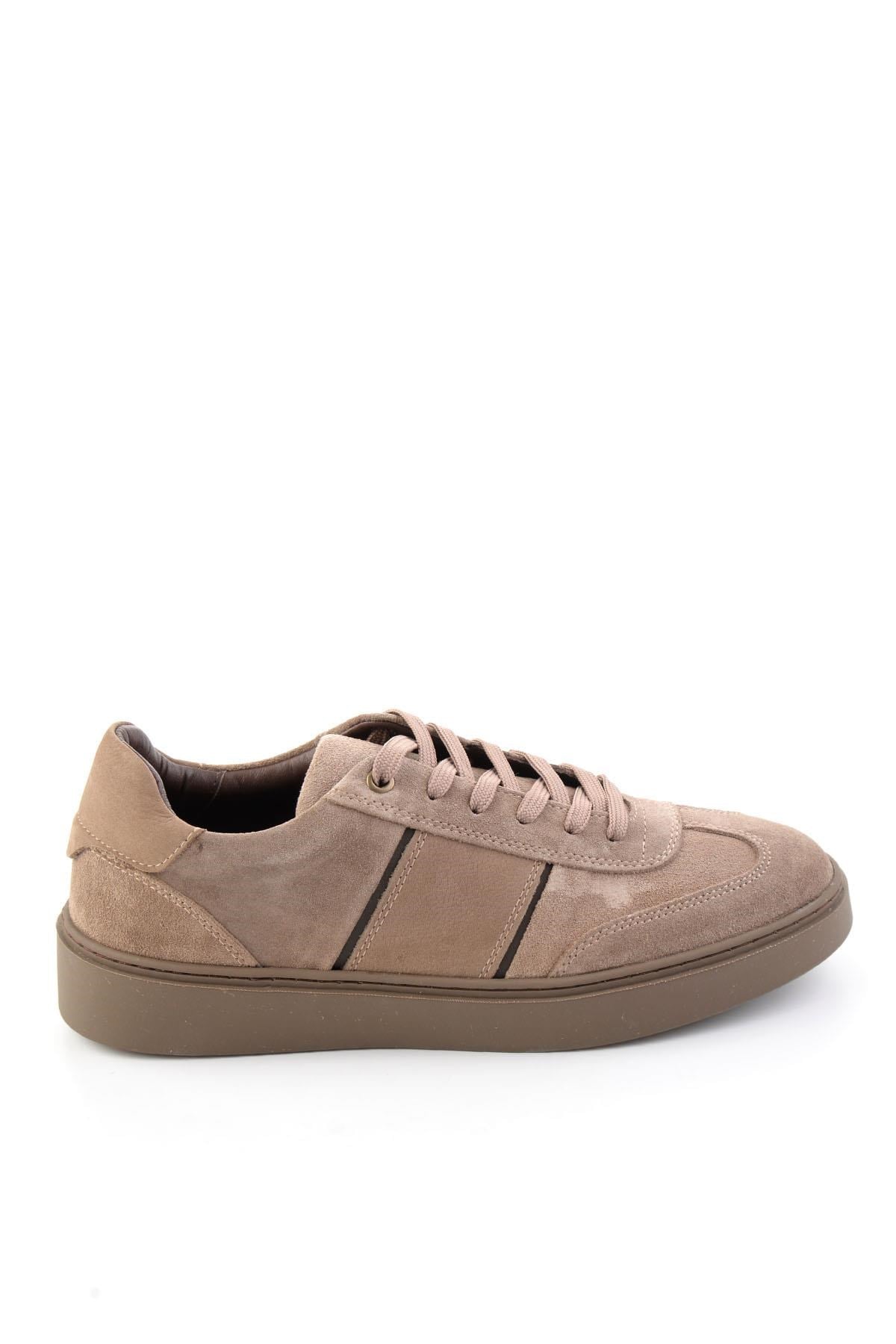 Vizon Süet Hakiki Deri Erkek Sneaker E01789045102