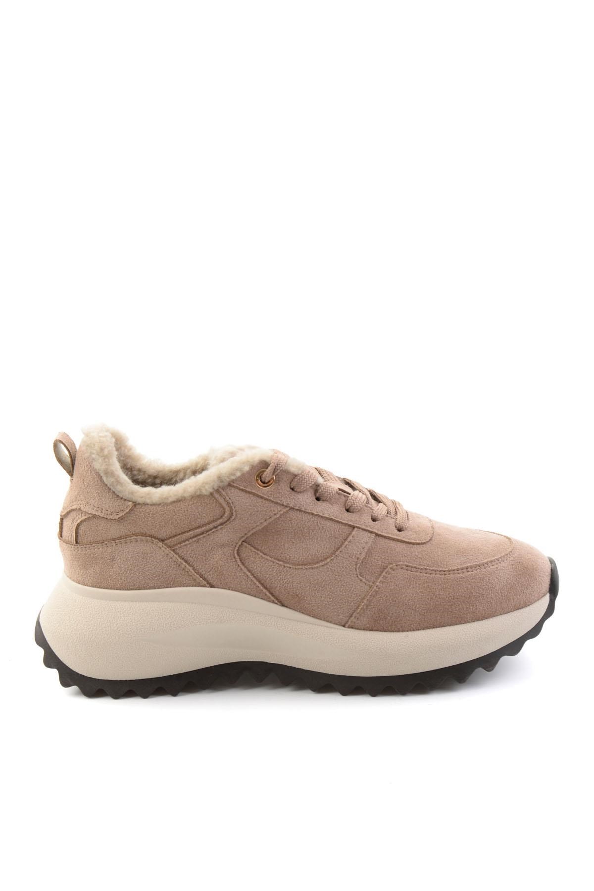 Vizon Süet  Kadın Sneaker K01791074472