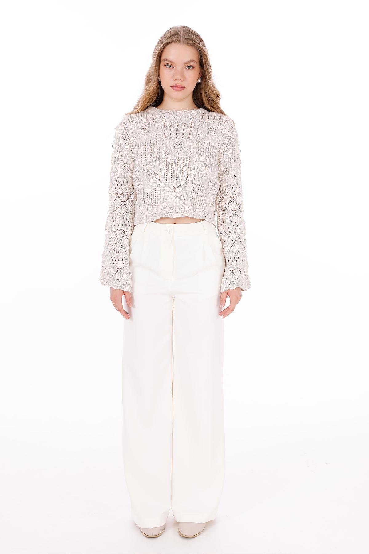 İNCİLİ TRİKO KAZAK TAŞHM3132