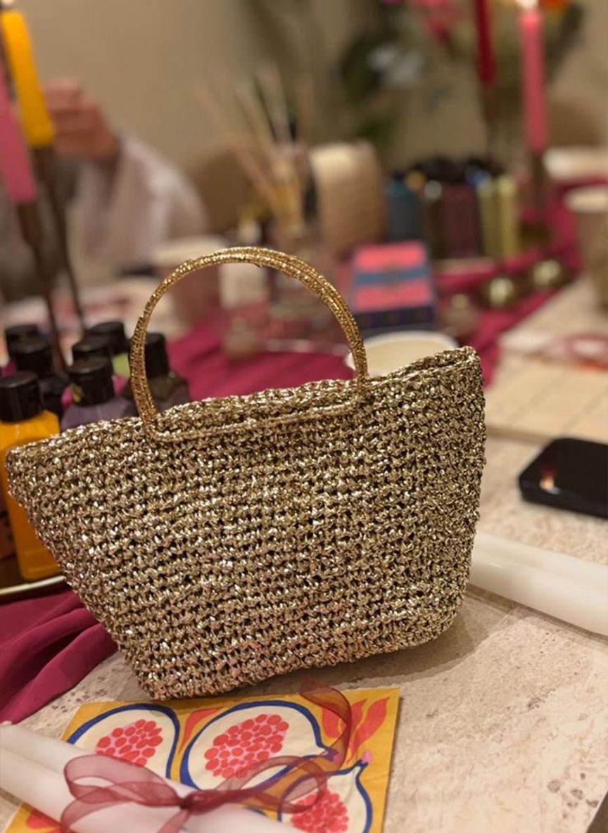 Aurora Çanta Gold RengiLP1012