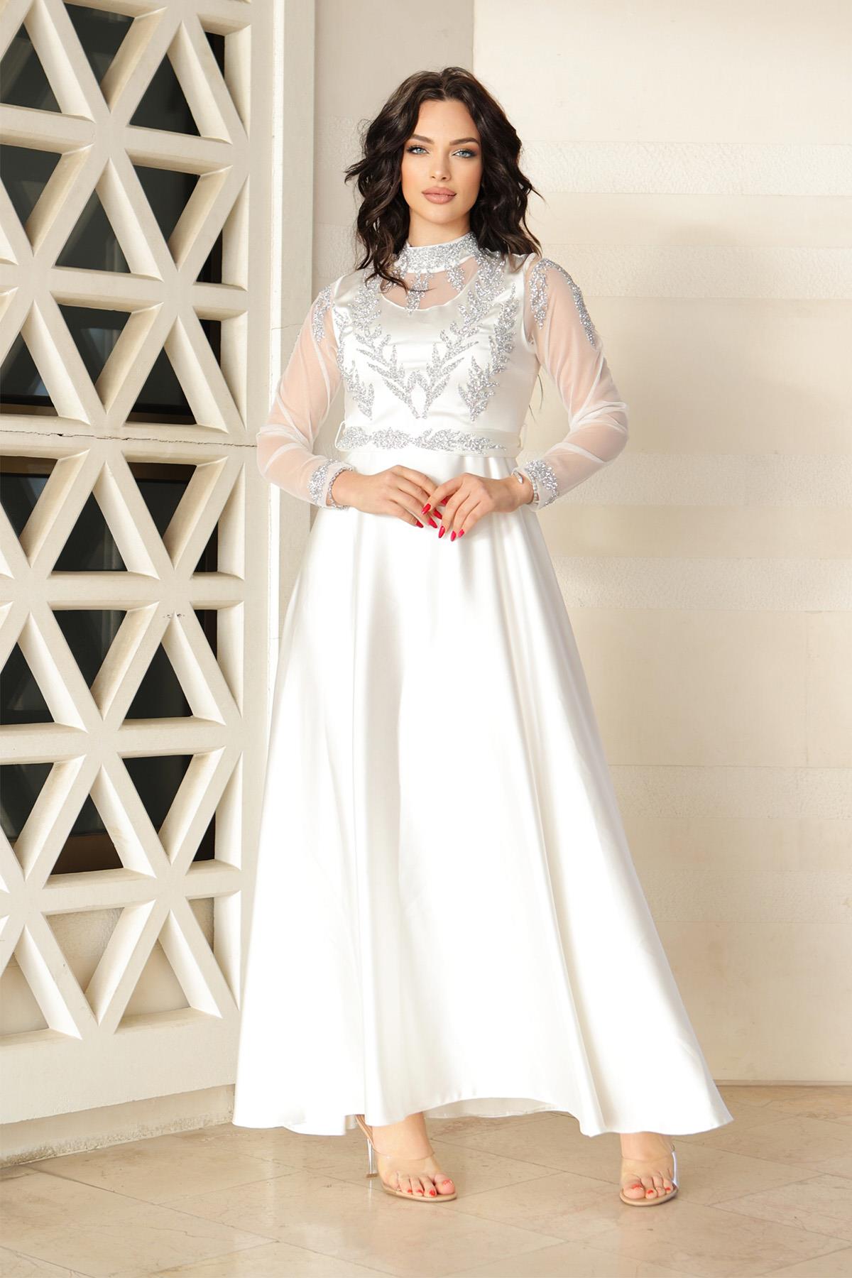 Hijab Dilay Abiye EkruLP2022