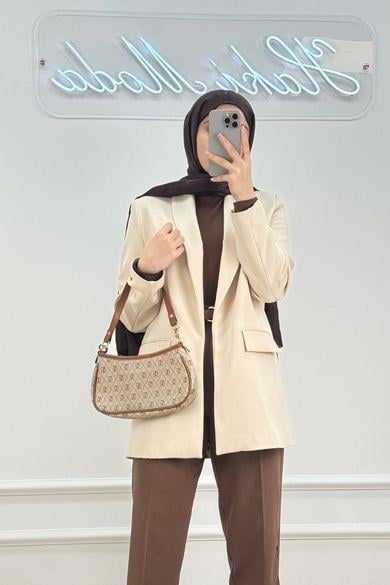 Leopar Astarlı Taş CeketHM1322