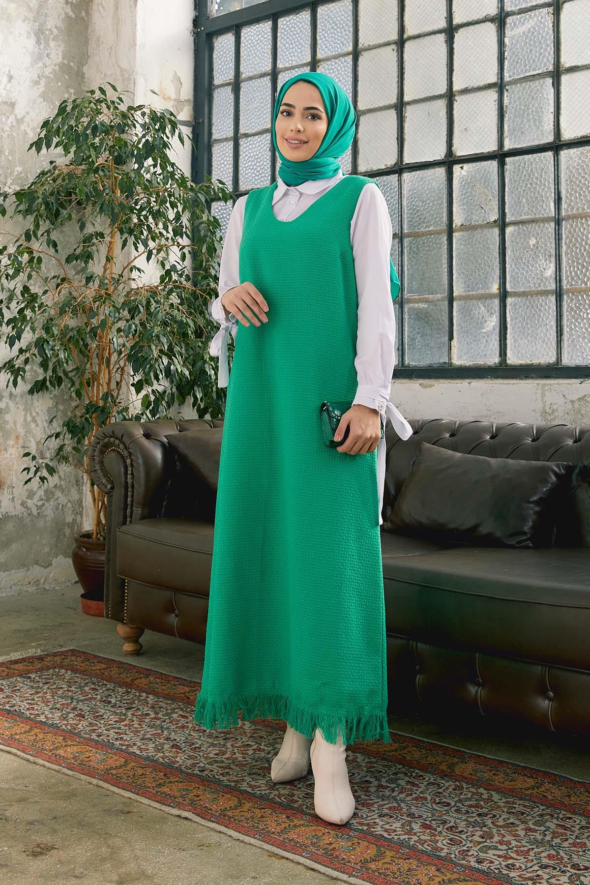 Tesettür Jile YeşilHM4061