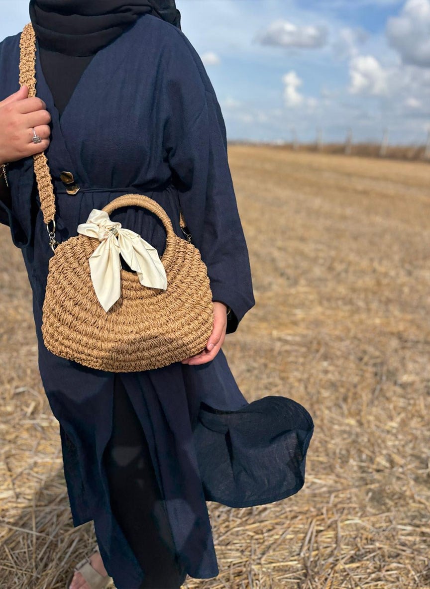 Tesettür Valora Hasır ÇantaLP1014