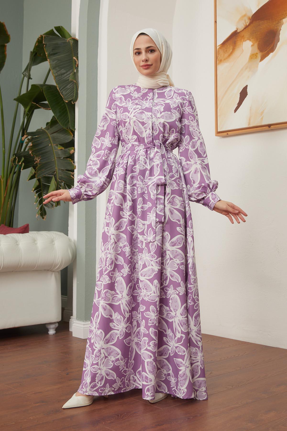 Tesettür Vika Jessica Elbise Lilahm4150