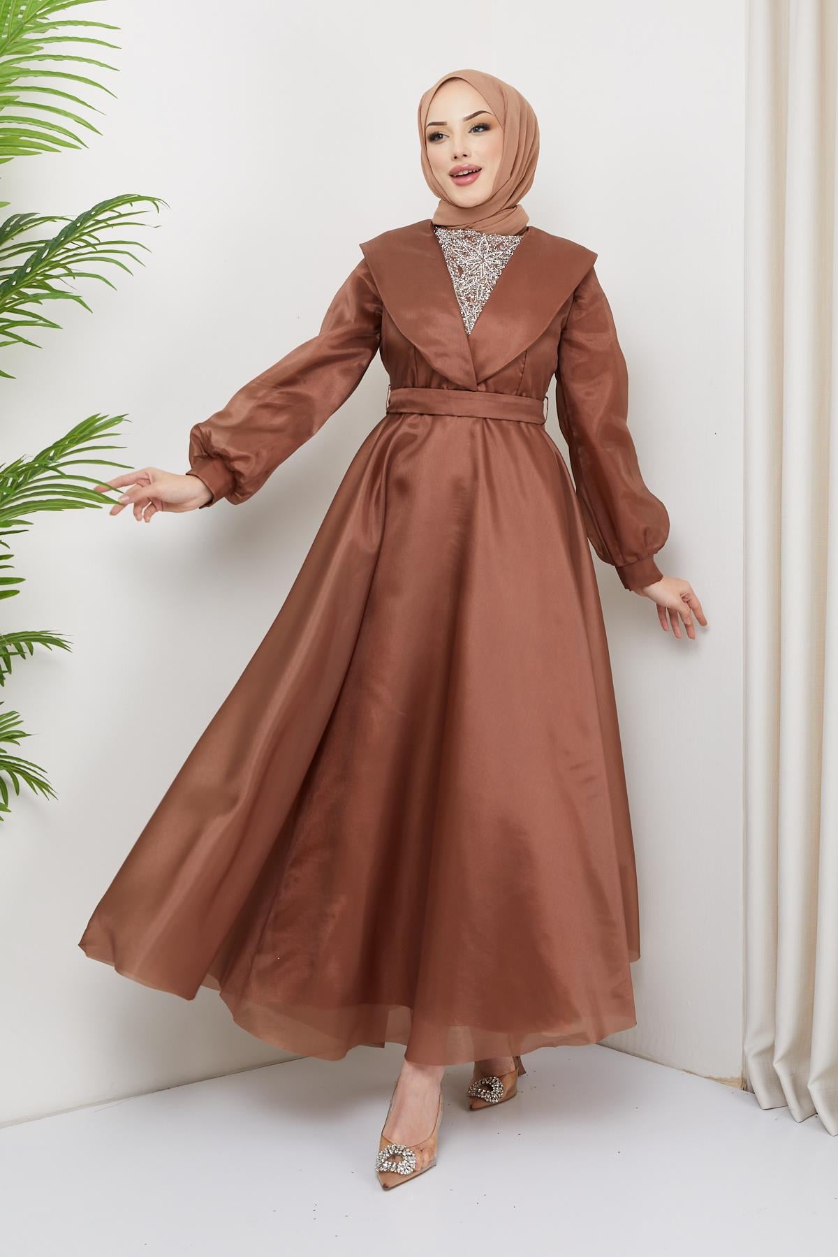 فستان سهرة متواضعHM4143