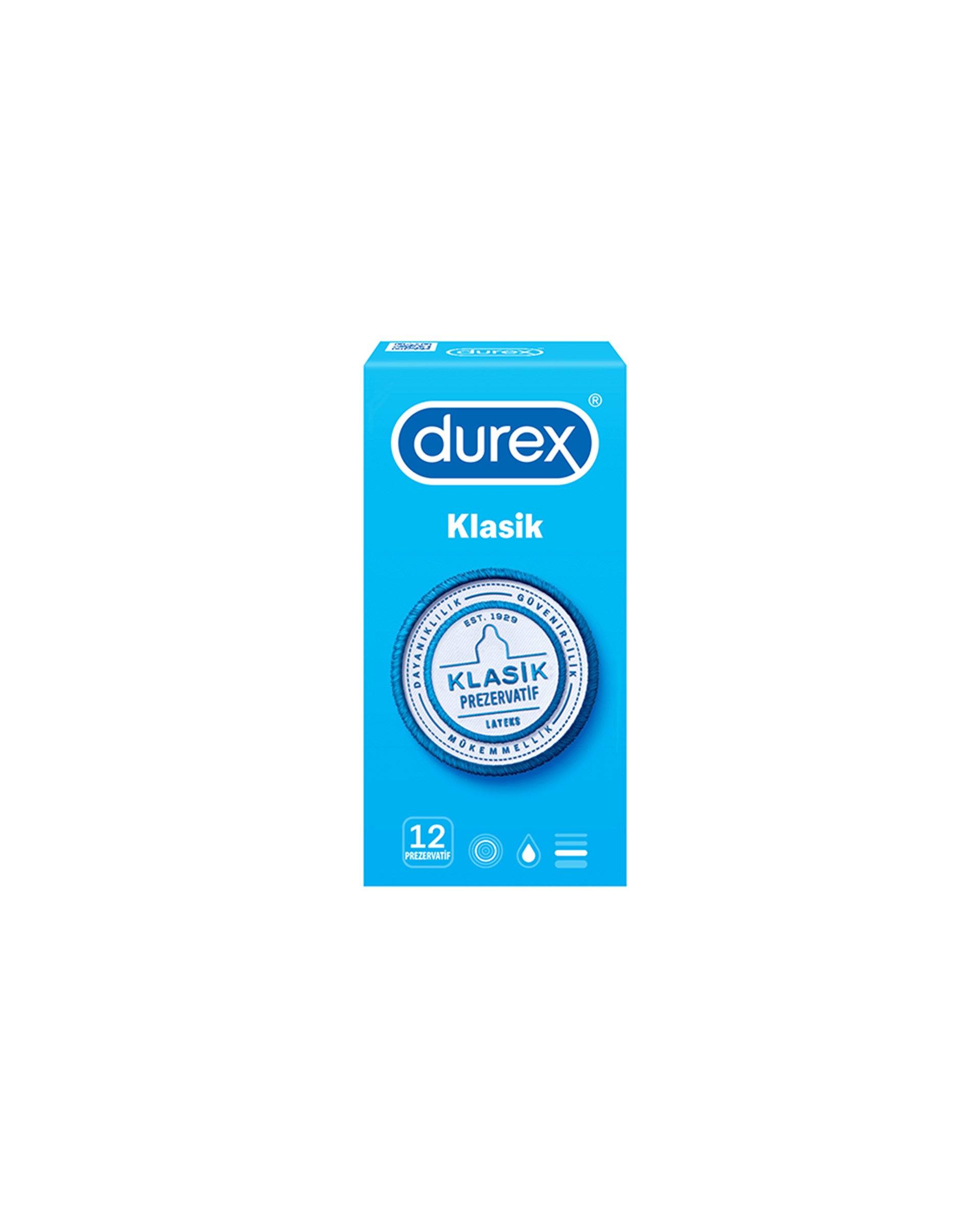 Durex Klasik Prezervatif 12'li