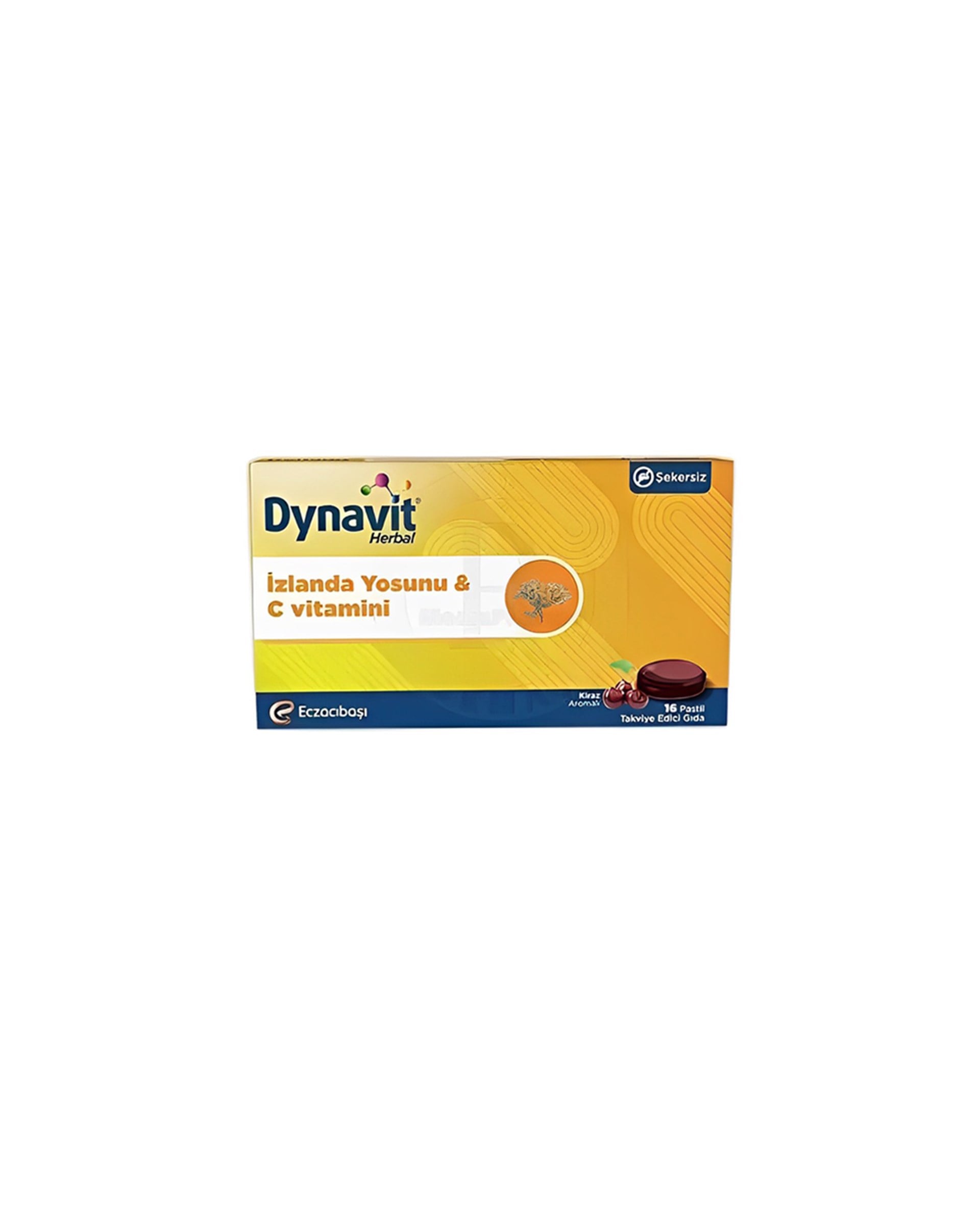 Dynavit Herbal Izlanda Yosunu & Vitamin C 16 Pastil
