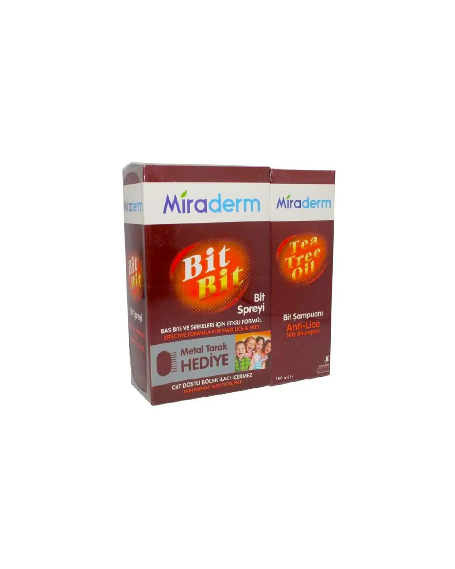 Miraderm Bit Sprey ve Şampuan Set