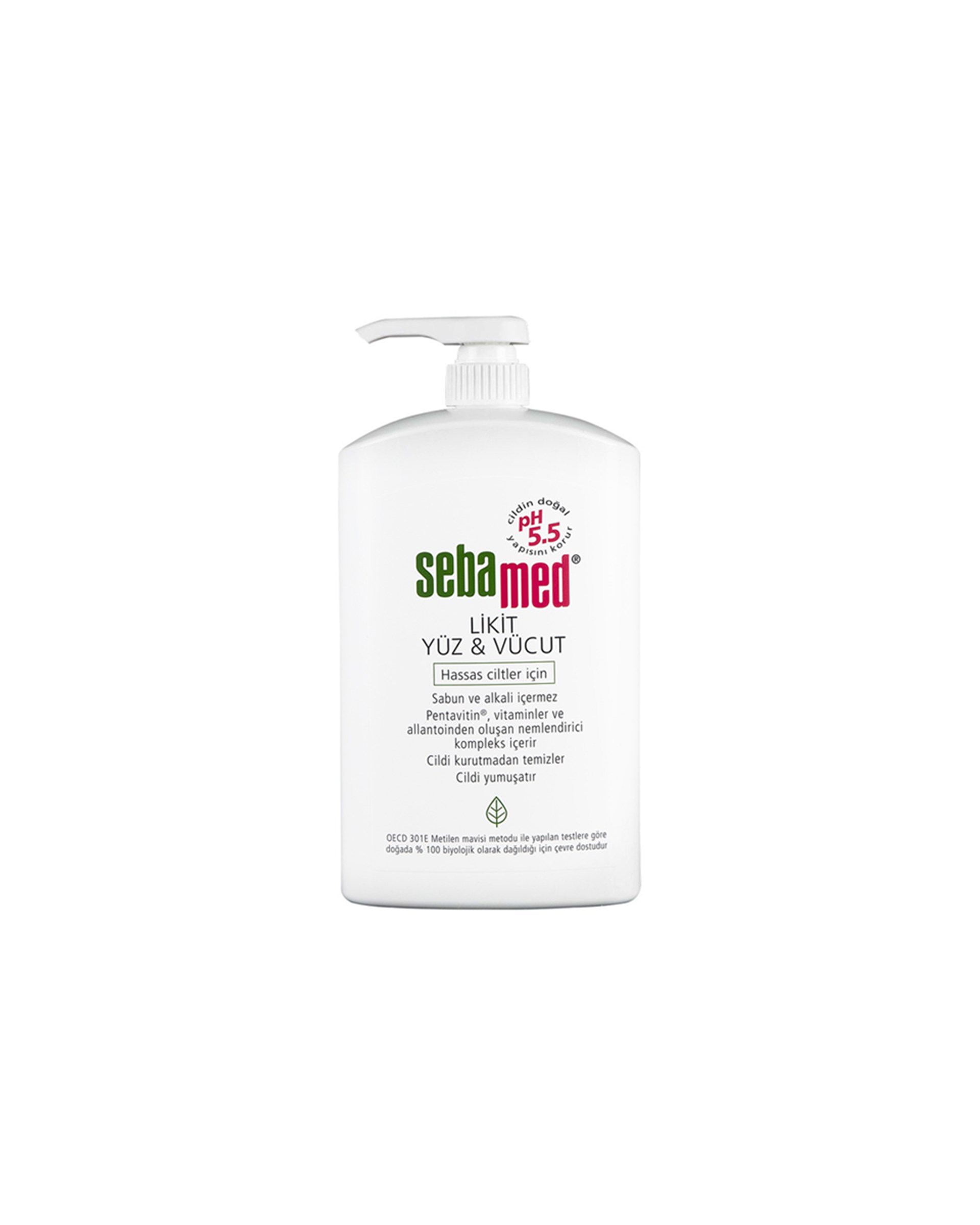 Sebamed likit yüz vücut 1000ml