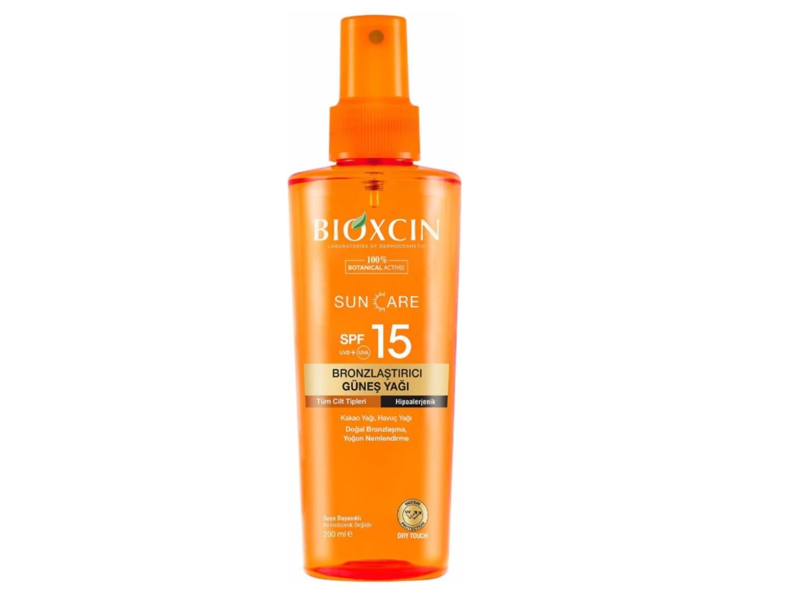 Bioxcin SPF 15 Bronzlaştırıcı yağ
