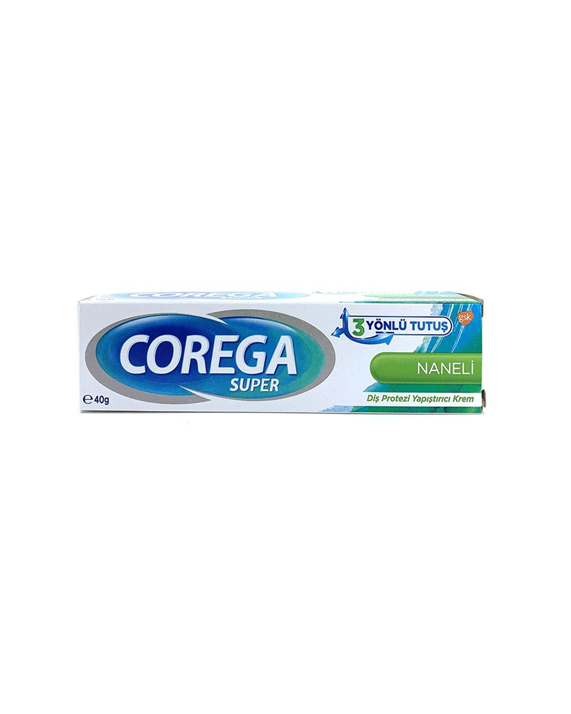 Corega Süper Protez Yapıştırıcı Krem Naneli 40gr