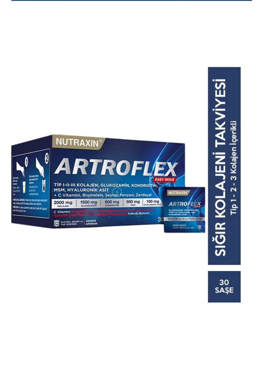 nutraxin artroflex  ananas aromalı  30 sachets