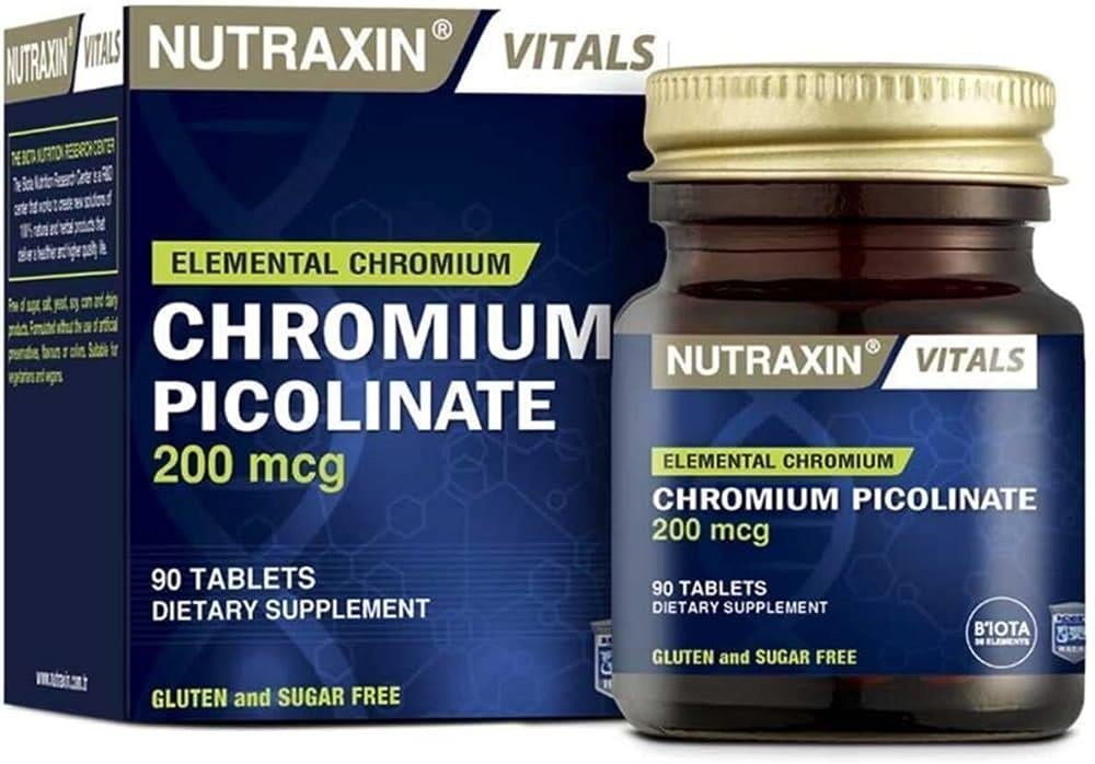 Nutraxin Chromium Picolinate 200 Mcg 90 Tablet