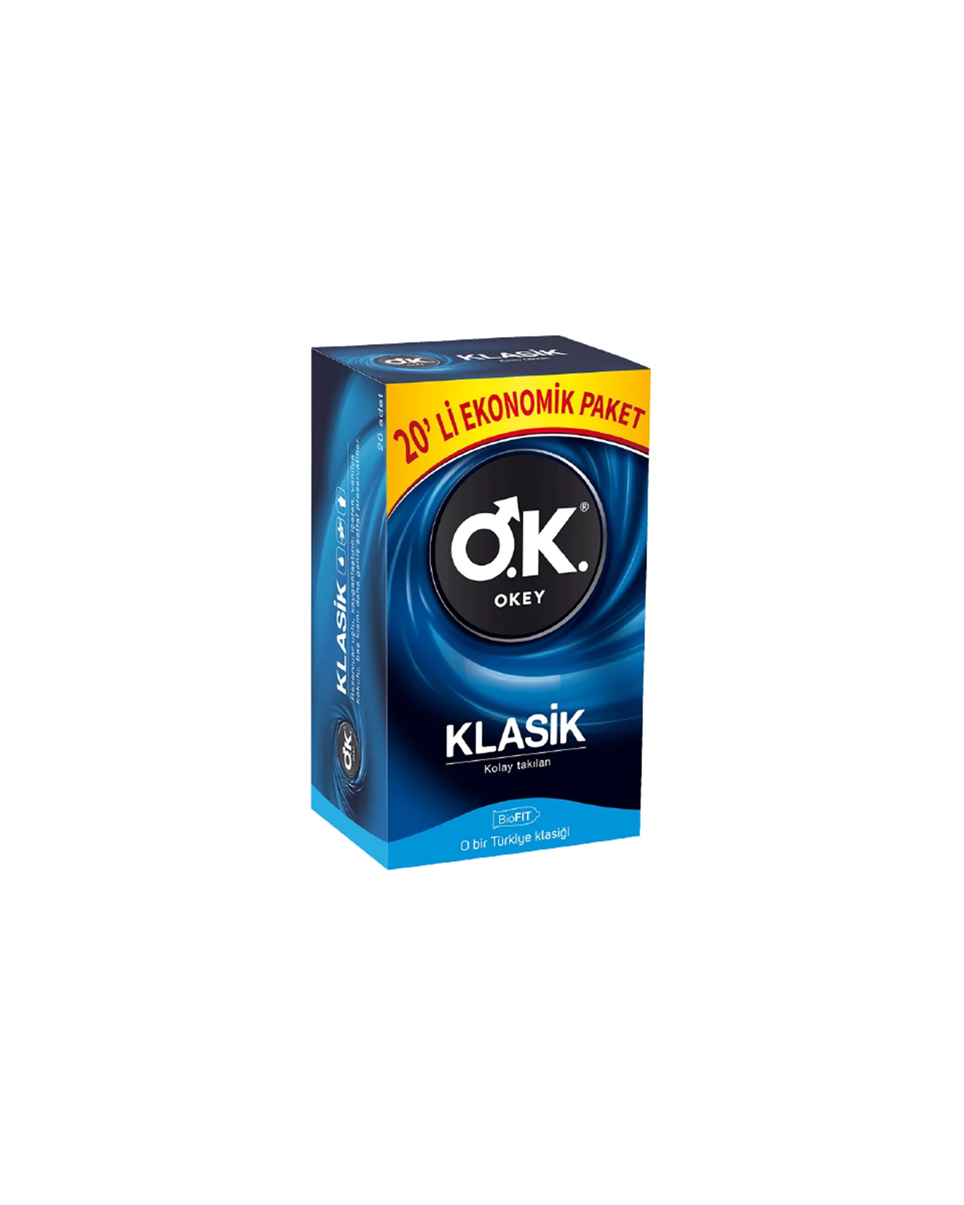 Okey Klasik Ekonomik 20'li Prezervatif