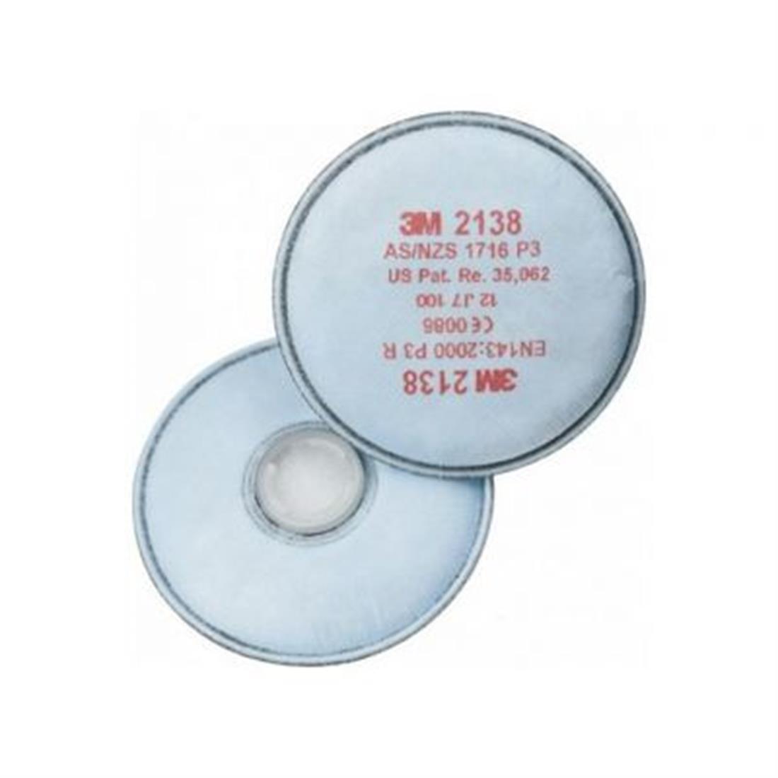 3M 2138 P3 Organik - Ozon Gaz Buhar Filtresi