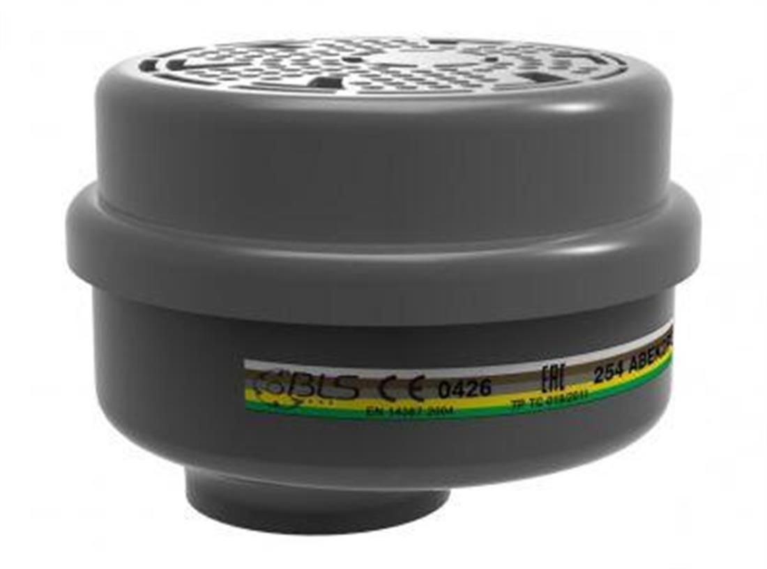 BLS 254 ABEK2P3 R Organik İnorganik Asit Gaz Amonyak Filtresi