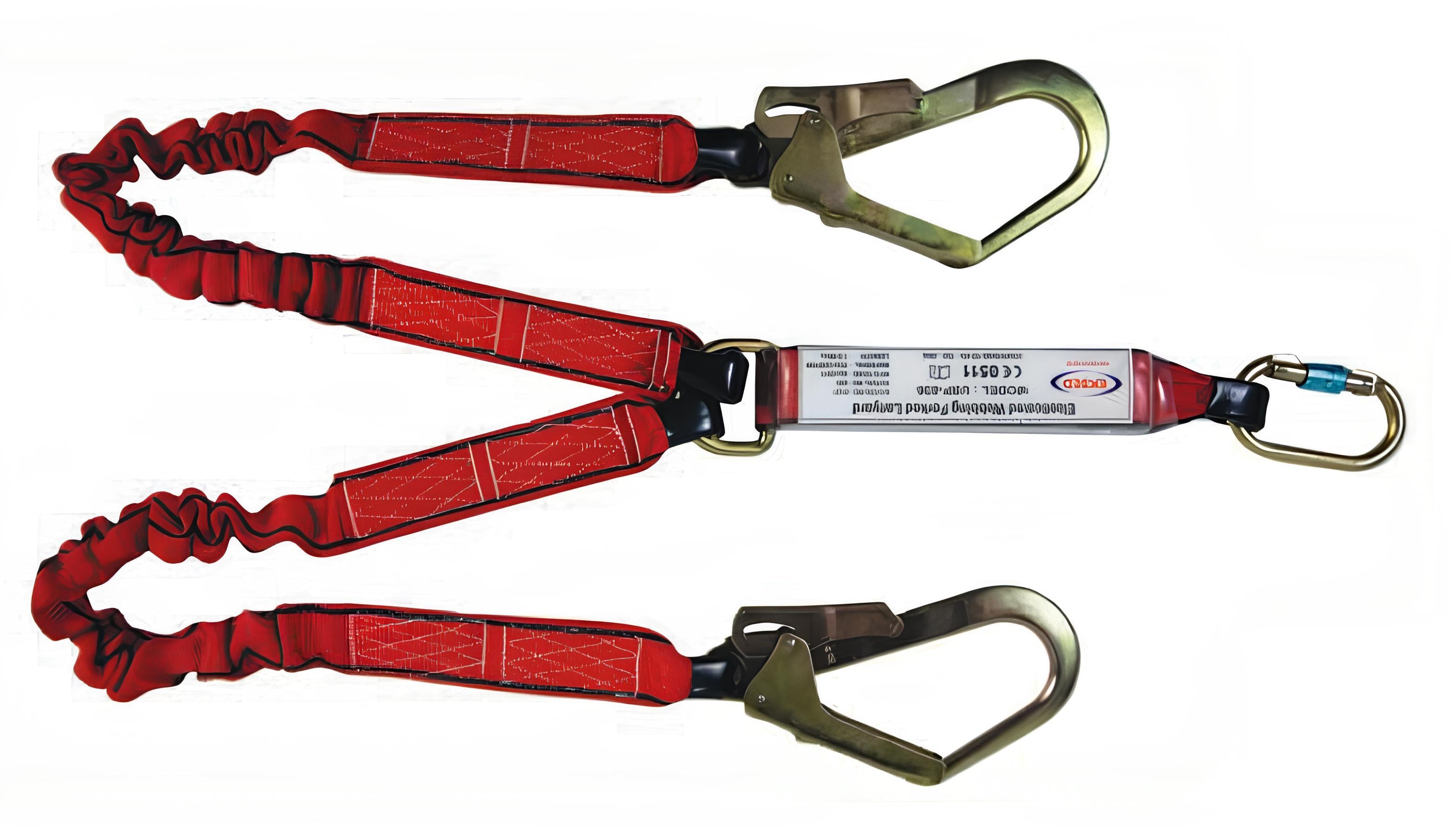 EKS-239 Şok Emicili Elastik Çift Bacaklı Lanyard