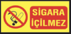 Fotolümenli Sigara İçilmez Tabela - Levhası