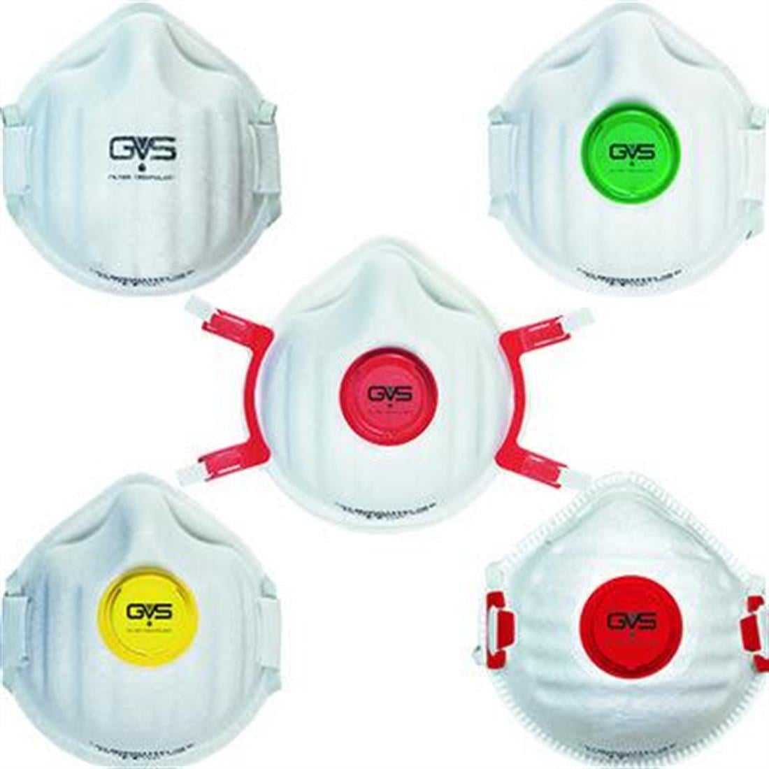 GVS FFP3 Ventilli Konik Tip RD Tekrar Kullanılabilir Toz Maskesi