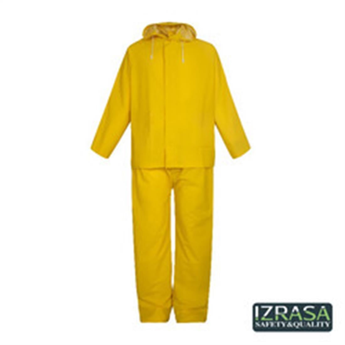 Izrasa NM09 PVC Astarlı Yağmurluk Takımı Sarı