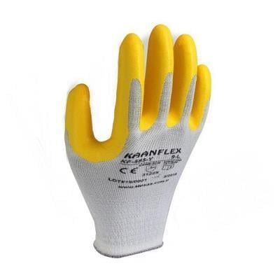 Kaanflex Sarı Nitril İş Eldiveni KF-555