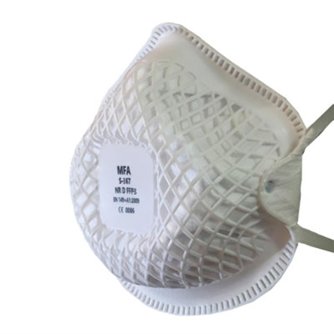 MFA S-367 FFP3 NR D Ventilsiz Toz Maskesi Standart