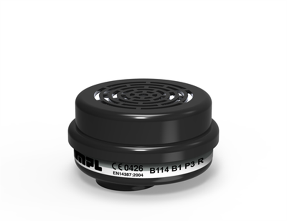 MPL B114 B1P3R İnorganik Gaz ve Buhar ve Toz Maske Filtresi