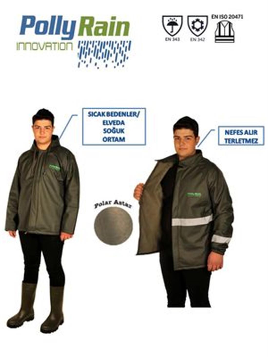 Polly Boot PollyRain Pu Polar Ceket Yağmurluk