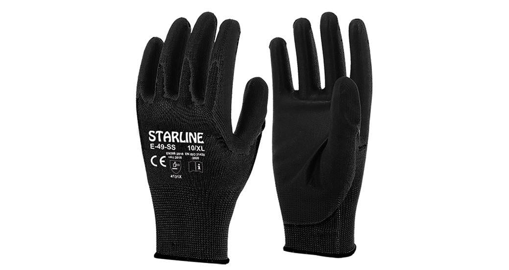 Starline E-49 Siyah PU Eldiven
