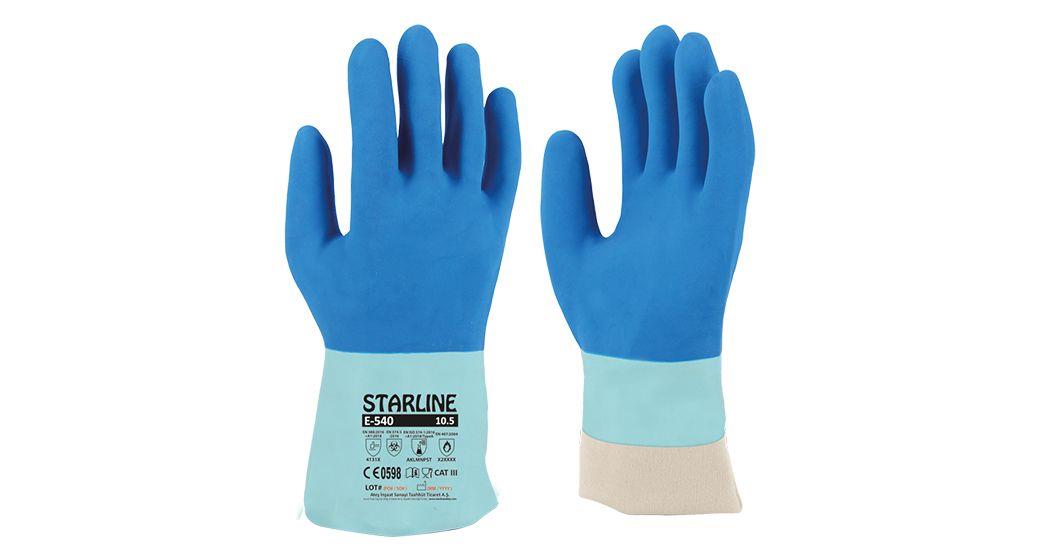 Starline E-540 Doğal Kauçuk İş Eldiveni