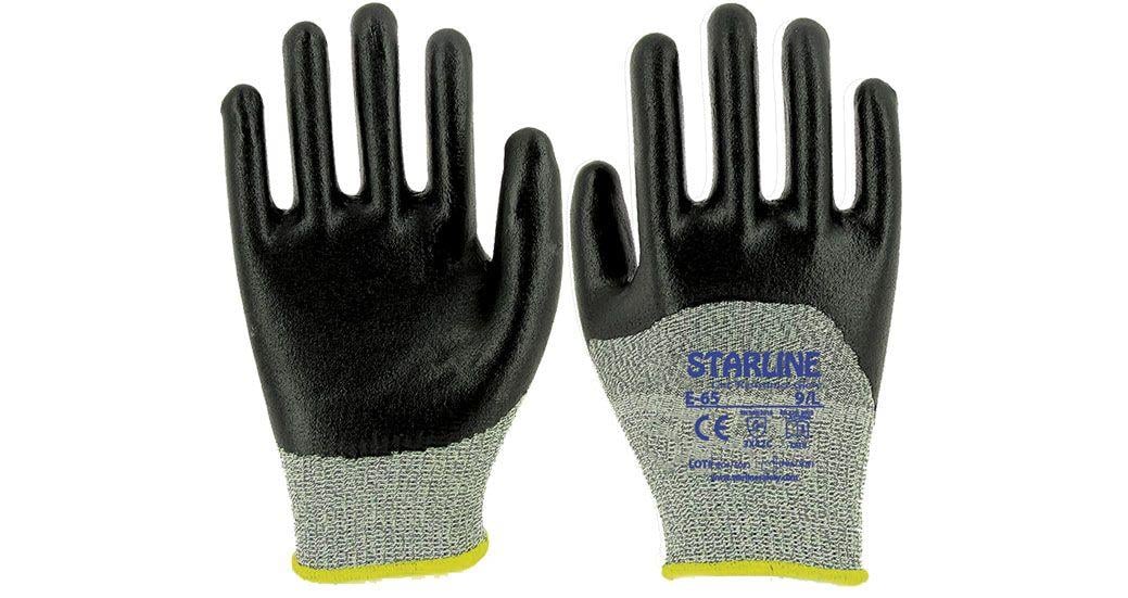 Starline E-65 Kesilme Dirençli İş Eldiveni 3/4 Nitril Kaplı