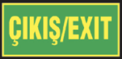Starline Fotolümenli Çıkış / Exit Tabelası