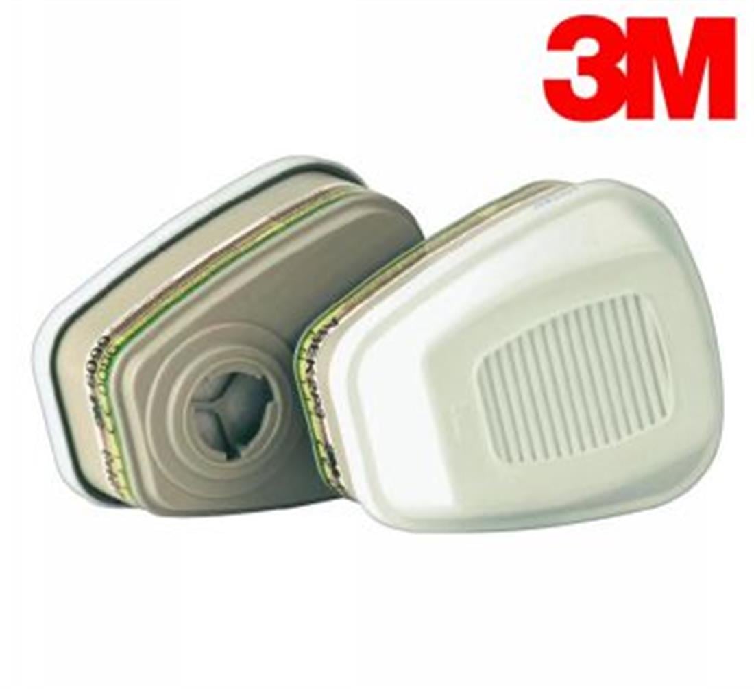 3M 6099 A2BEK2P3 Organik İnorganik Asit Amonyak Gaz Buhar Fitresi