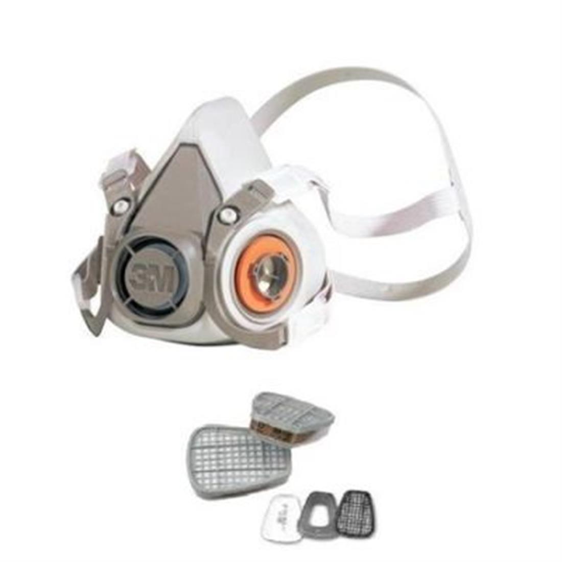 3M 6212M 6200 Maske ve A1P2 Filtre Seti - 4lü Paket