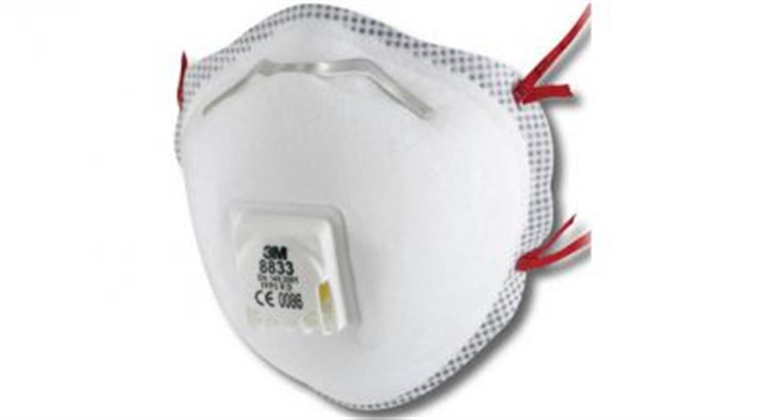 3M 8833 FFP3 Ventilli Toz ve Sis Maskesi