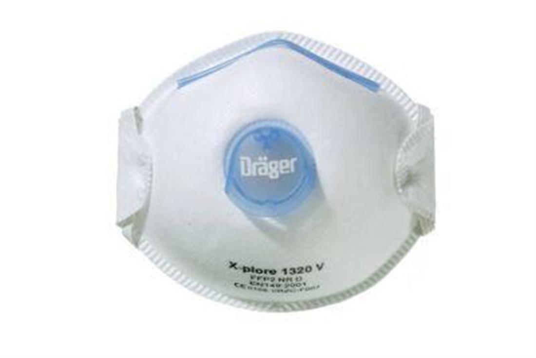 Drager X-Plore 1320 FFP2 Ventilli Kalıplı Toz Maskesi