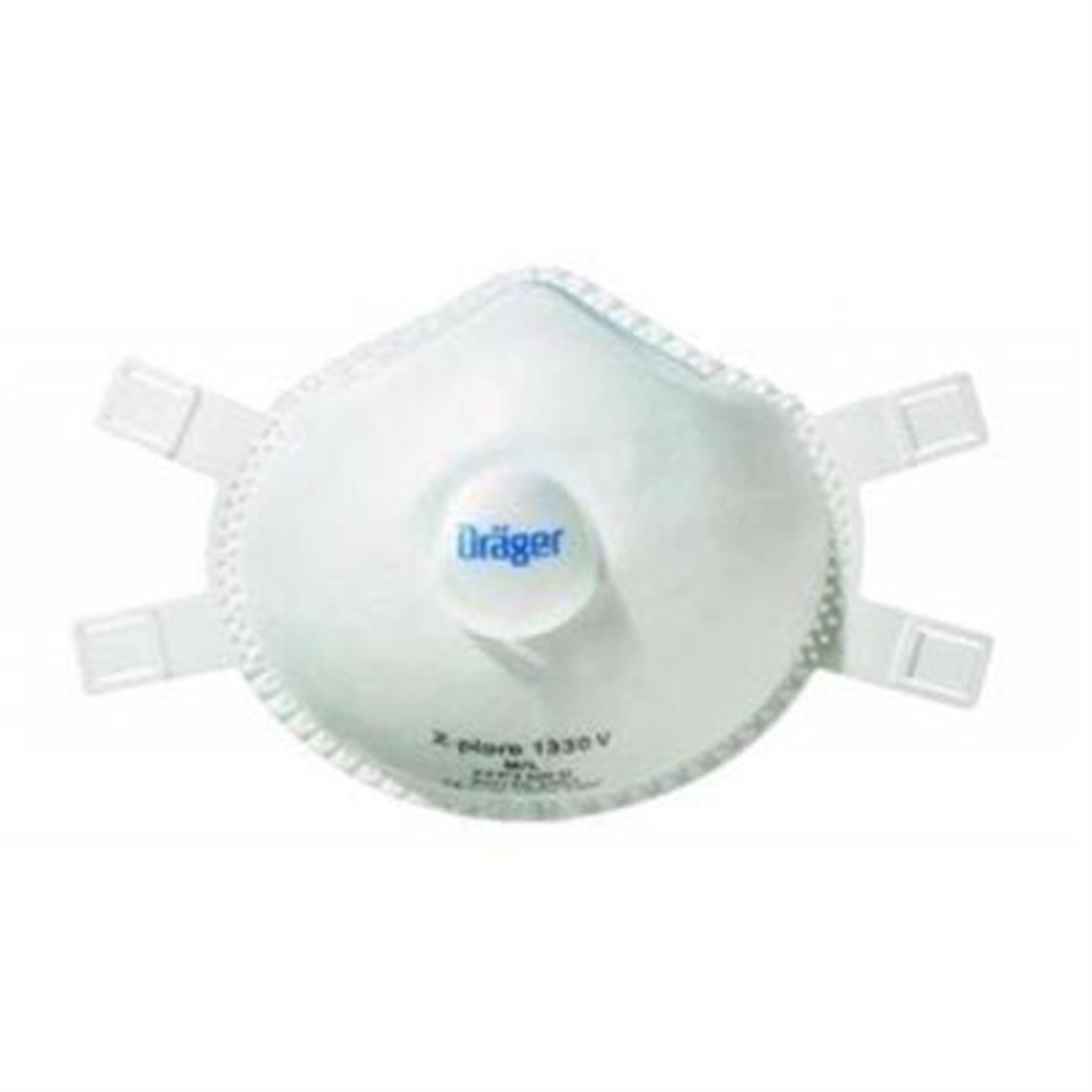 Drager X-Plore 1330 FFP3 Ventilli Kalıplı Toz Maskesi