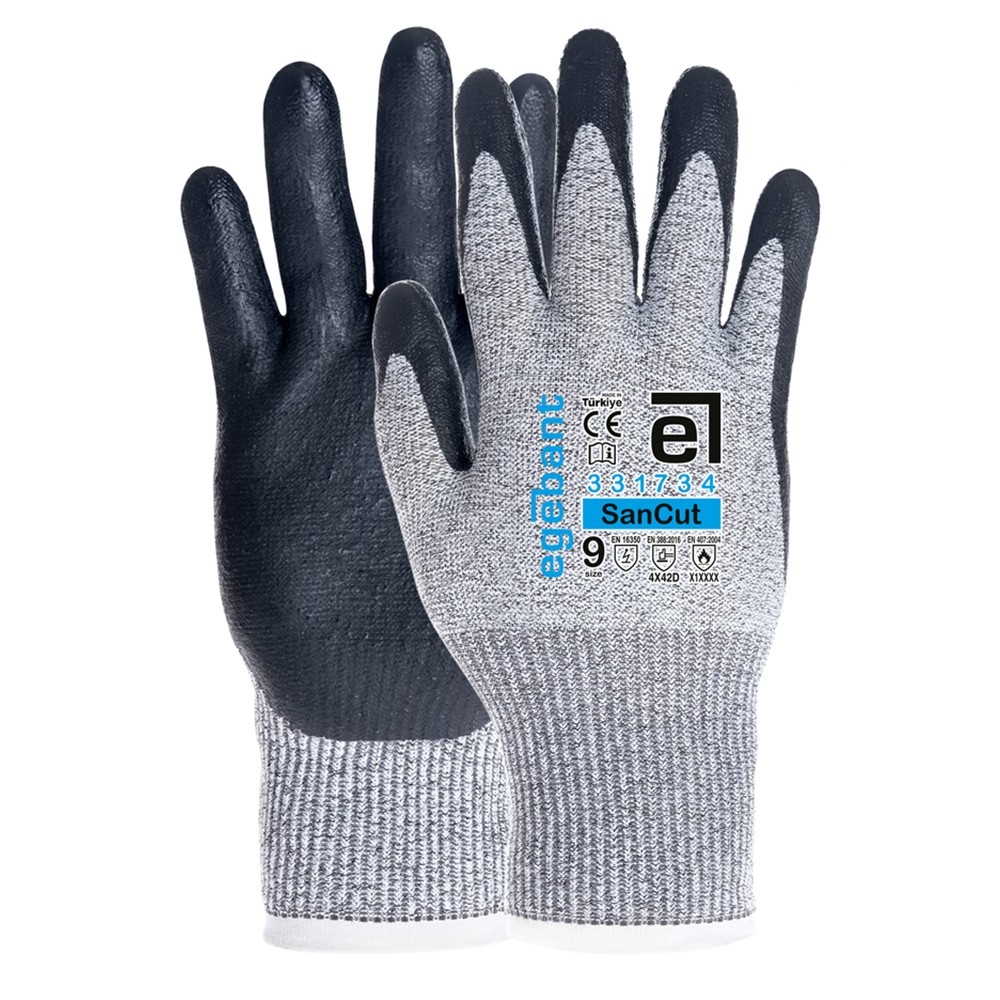 Egebant 331734 Nitril Köpük Kesilme Dirençli Eldiven