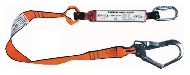 EKS-241 Şok Emicili Tek Bacaklı Lanyard