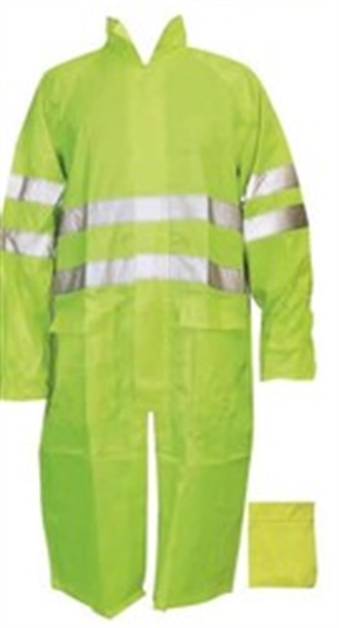 Izrasa SJ01 Oxford 300D Reflektörlü Yağmurluk Neon Sarı