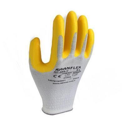 Kaanflex Sarı Nitril İş Eldiveni KF-555