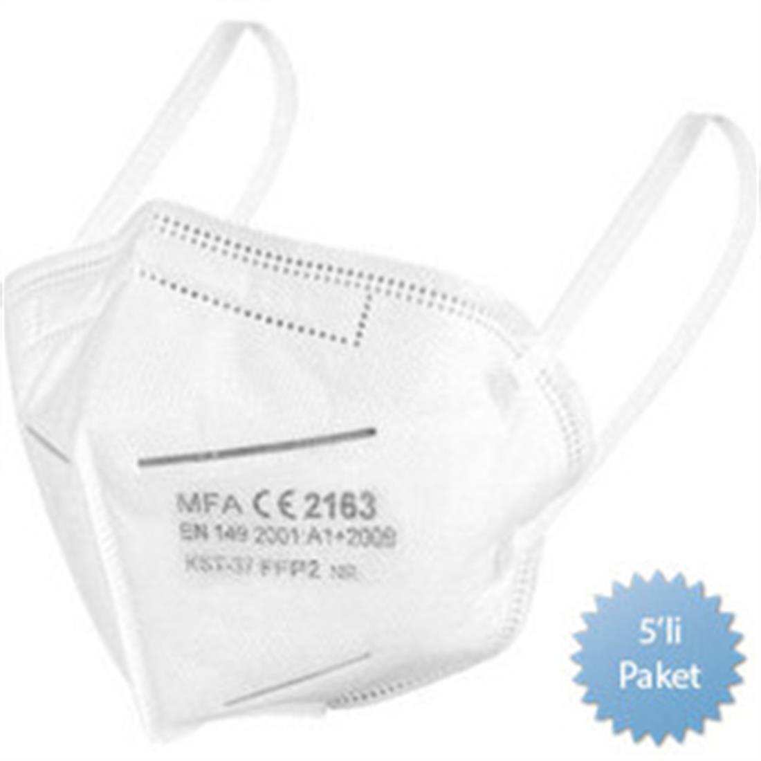 MFA KST-37 FFP2 NR N95 Profesyonel Maske 5li Paket