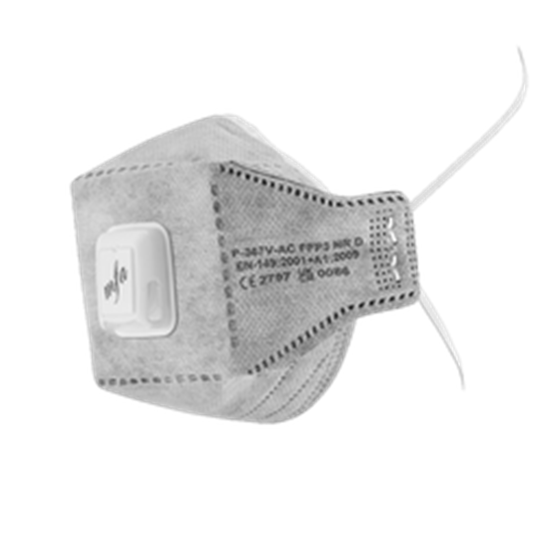 MFA P-367V-AC FFP3 Aktif Karbonlu Ventilli Toz Maskesi