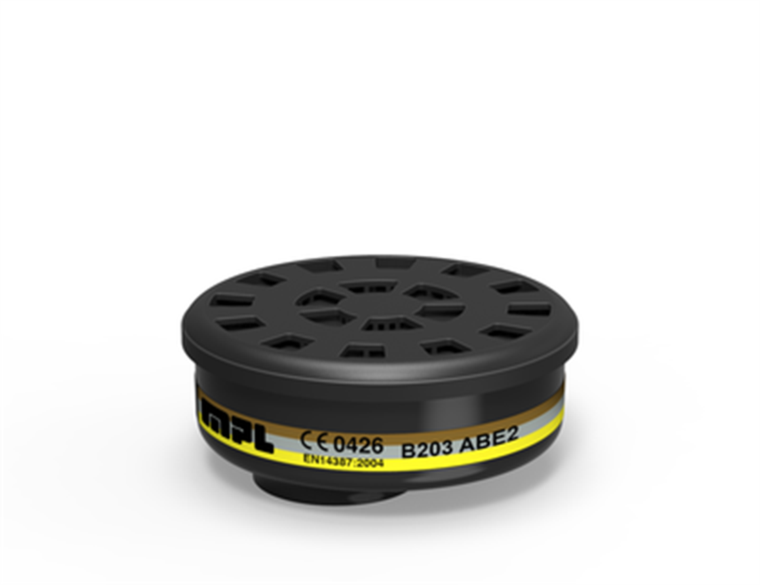 MPL B203 ABE2 Organik İnorganik Gaz ve Buhar Maske Filtresi