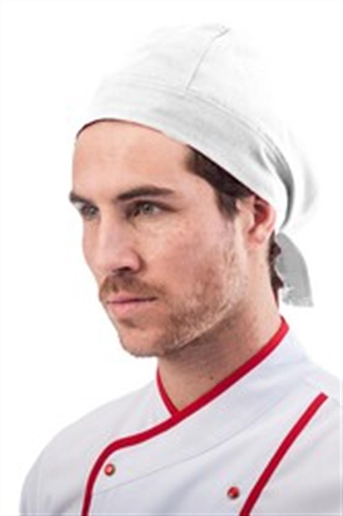 Myform 11112 Arkadan Bağlamalı Aşçı Bandana