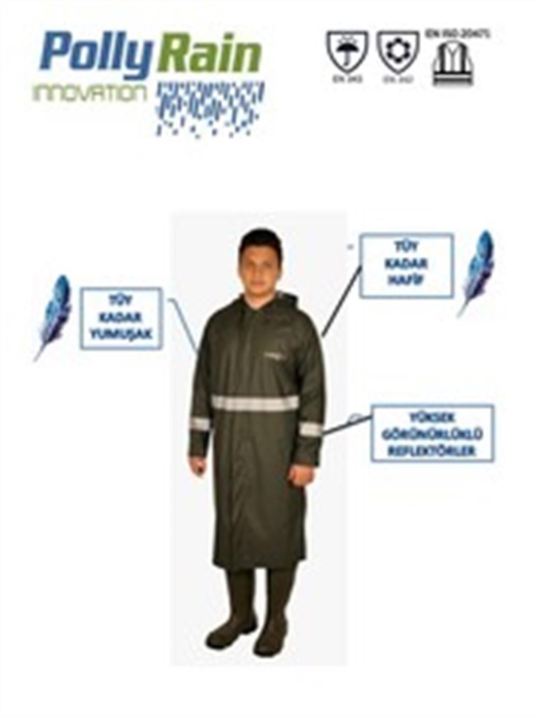 Polly Boot PollyRain Pu Polyamide Pardesü Yağmurluk