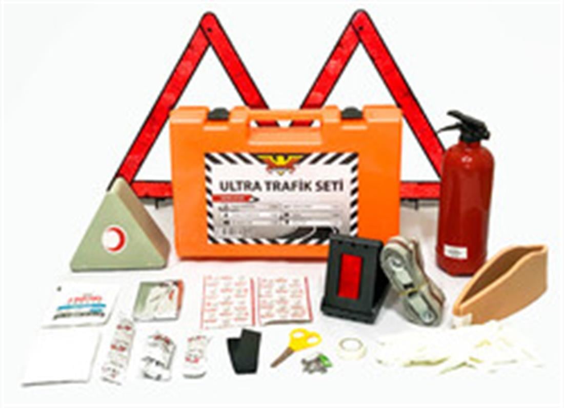 PR-TS-050 Ultra Plastik Kare Trafik Seti - Tüvtürk Uyumlu