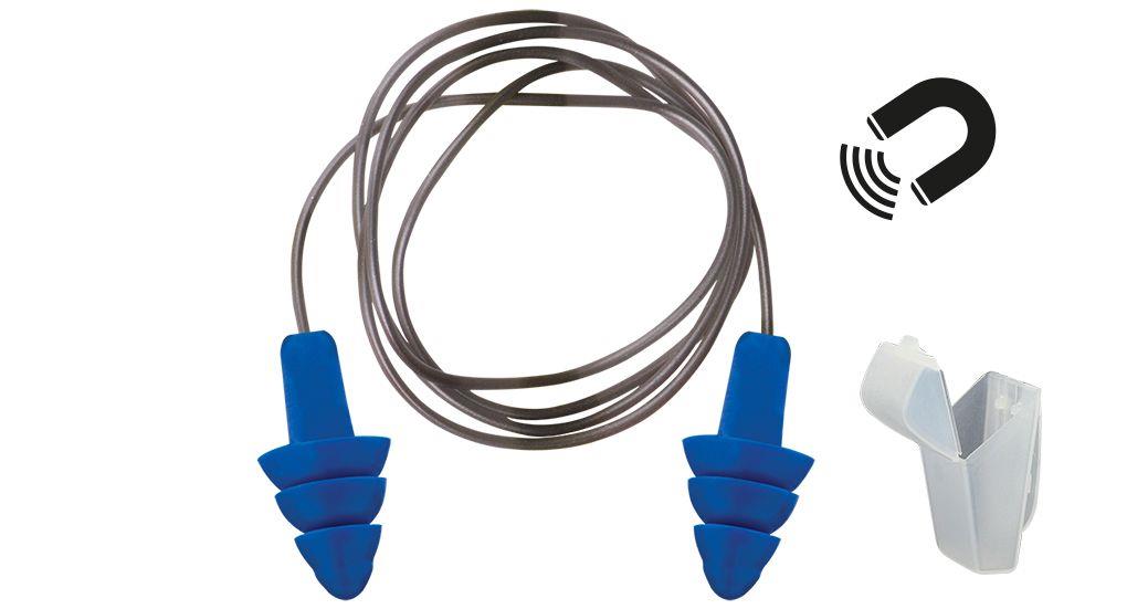 Starline 1707D-C Plastik İpli Detectable Gıda Uyumlu Kulak Tıkacı